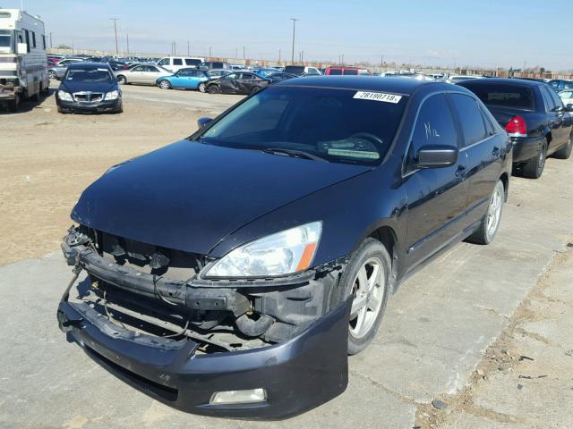 1HGCM56324A149561 - 2004 HONDA ACCORD LX BLUE photo 2