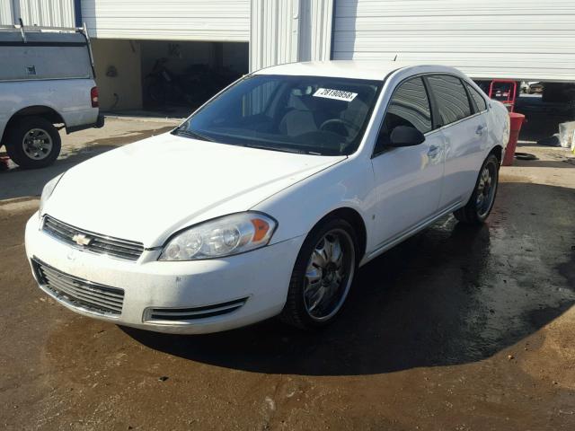 2G1WT58K381313444 - 2008 CHEVROLET IMPALA LT WHITE photo 2