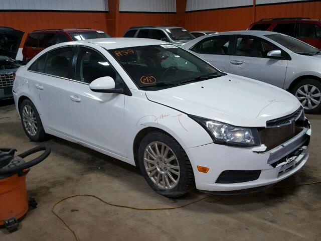 1G1PH5SB4D7177837 - 2013 CHEVROLET CRUZE ECO WHITE photo 1