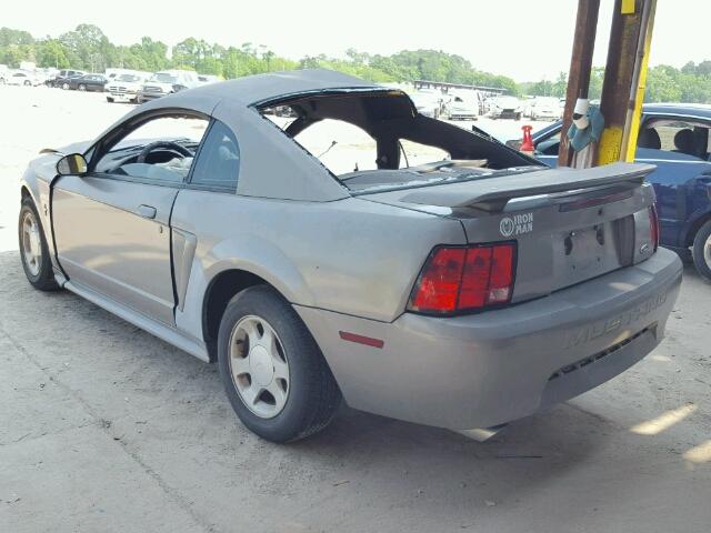 1FAFP40451F144129 - 2001 FORD MUSTANG SILVER photo 3