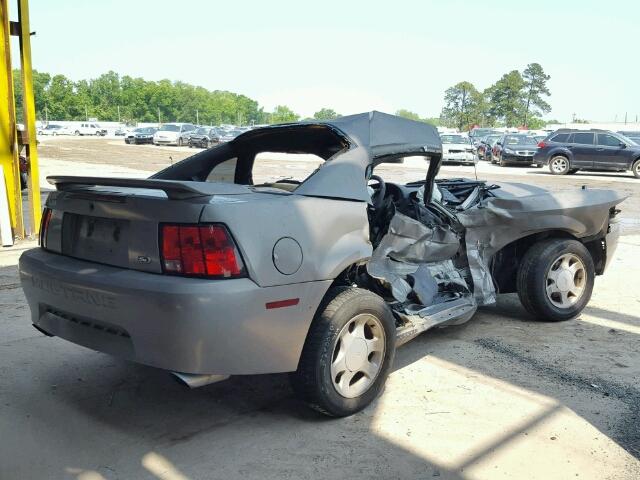 1FAFP40451F144129 - 2001 FORD MUSTANG SILVER photo 4