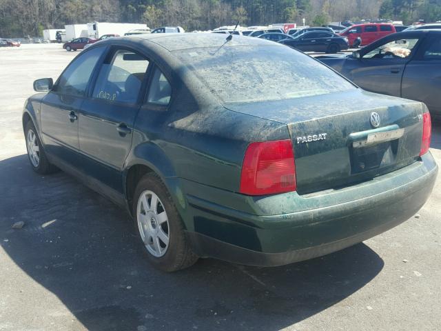 WVWMD63B5XE506748 - 1999 VOLKSWAGEN PASSAT GLS GREEN photo 3