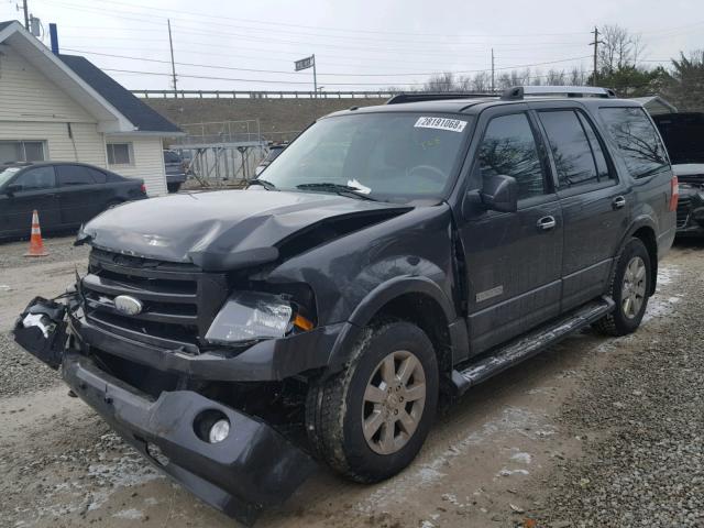 1FMFU20577LA36827 - 2007 FORD EXPEDITION GRAY photo 2