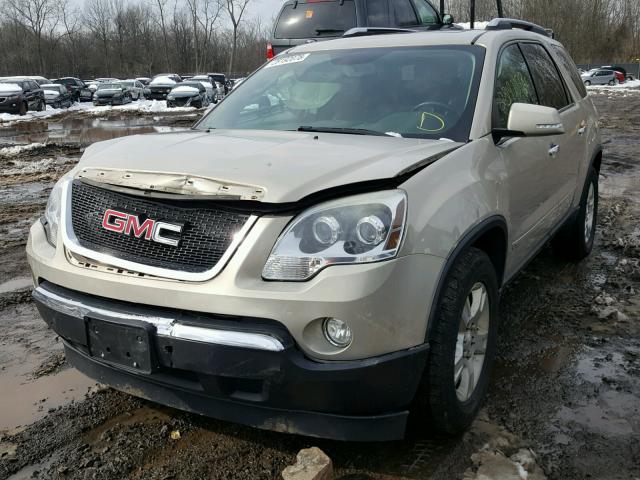 1GKEV23D59J147993 - 2009 GMC ACADIA SLT ბეჟი ფოტო 2