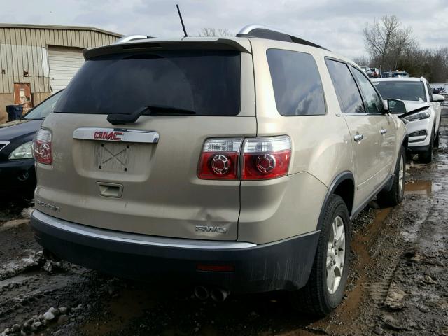1GKEV23D59J147993 - 2009 GMC ACADIA SLT ბეჟი ფოტო 4