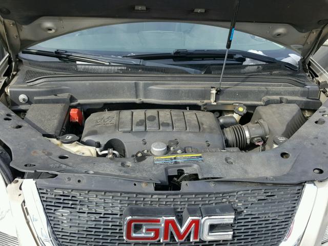 1GKEV23D59J147993 - 2009 GMC ACADIA SLT ბეჟი ფოტო 7