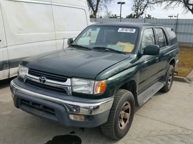 JT3GN86R510194342 - 2001 TOYOTA 4RUNNER SR GREEN photo 2