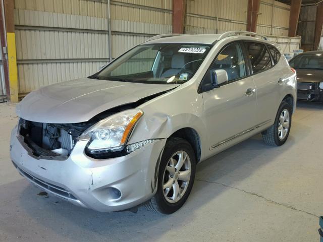 JN8AS5MT9BW570535 - 2011 NISSAN ROGUE S SILVER photo 2