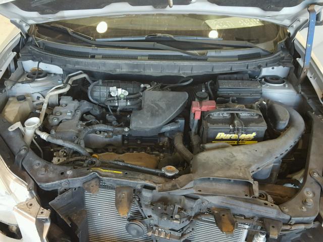 JN8AS5MT9BW570535 - 2011 NISSAN ROGUE S SILVER photo 7