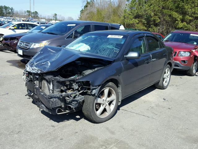 1YVFP80D945N87860 - 2004 MAZDA 6 SPORT GRAY photo 2