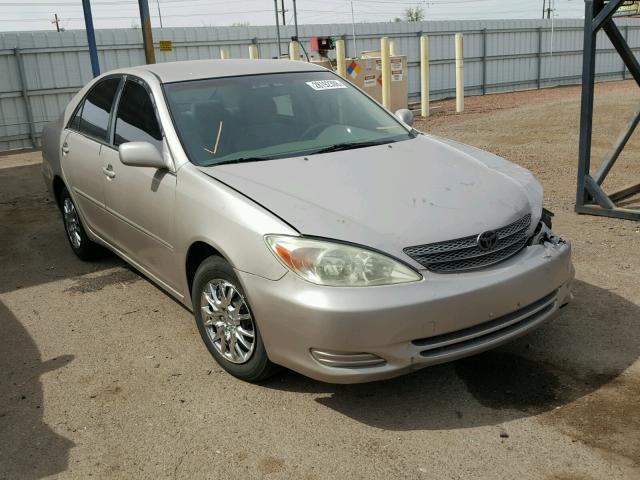 JTDBE32K630171849 - 2003 TOYOTA CAMRY LE GOLD photo 1