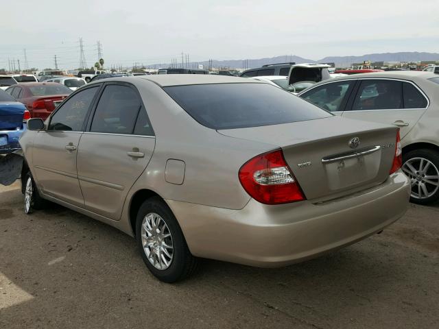 JTDBE32K630171849 - 2003 TOYOTA CAMRY LE GOLD photo 3