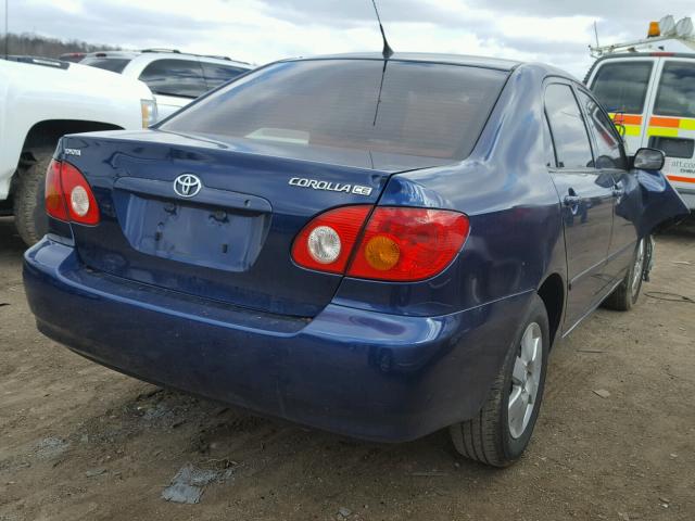 JTDBR32E430021253 - 2003 TOYOTA COROLLA CE BLUE photo 4