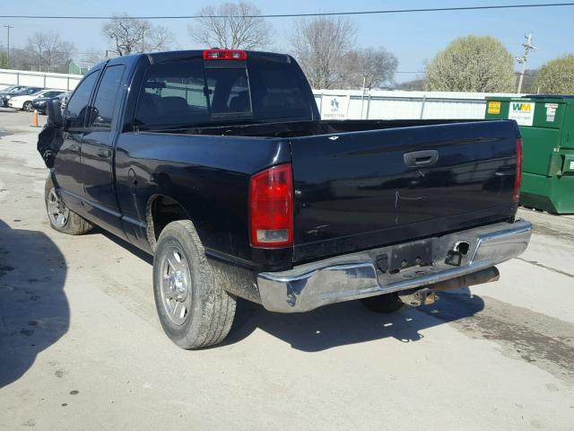 3D7KS28C86G244535 - 2006 DODGE RAM 2500 S BLACK photo 3