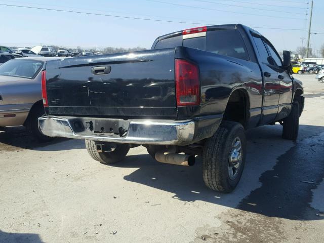 3D7KS28C86G244535 - 2006 DODGE RAM 2500 S BLACK photo 4