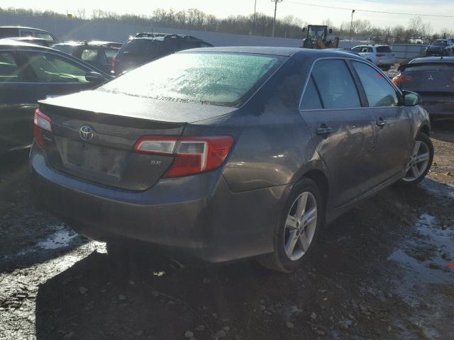 4T1BF1FK9EU332391 - 2014 TOYOTA CAMRY L GRAY photo 4