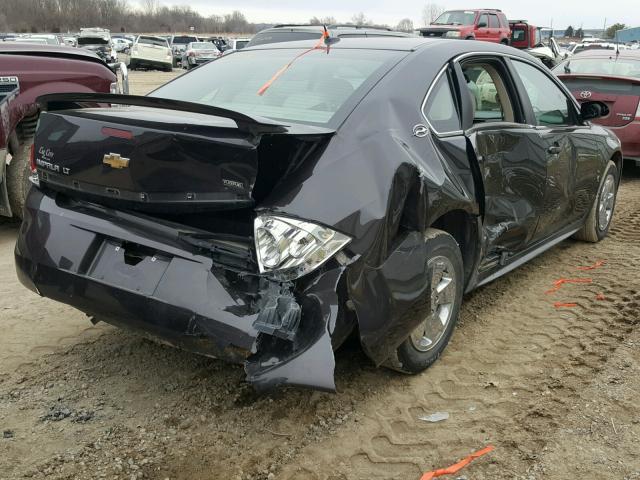 2G1WT57K591220282 - 2009 CHEVROLET IMPALA 1LT BROWN photo 4