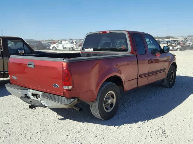 1FTRX17242NB07641 - 2002 FORD F150 MAROON photo 4