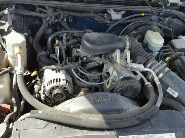 1GTCS14W4YK300877 - 2000 GMC SONOMA BLUE photo 7