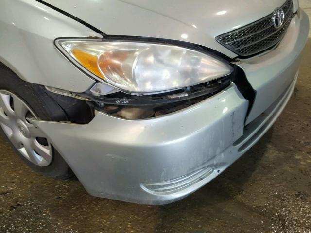 4T1BE32K13U707417 - 2003 TOYOTA CAMRY LE SILVER photo 9