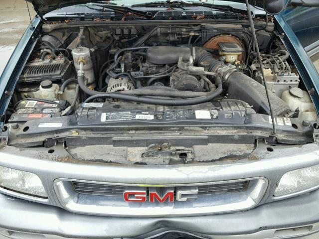 1GKDT13W4T2533996 - 1996 GMC JIMMY GREEN photo 7