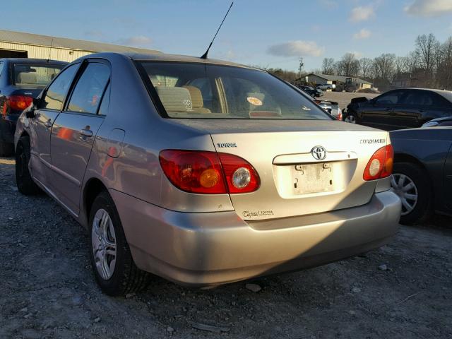 1NXBR32E93Z166812 - 2003 TOYOTA COROLLA CE SILVER photo 3