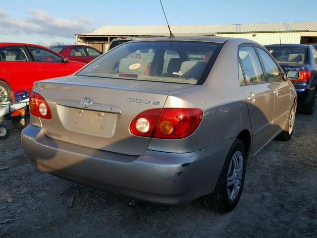 1NXBR32E93Z166812 - 2003 TOYOTA COROLLA CE SILVER photo 4