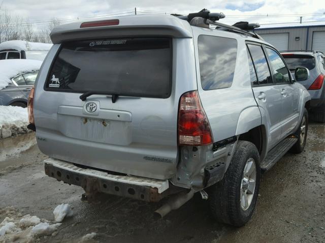 JTEBU17R350064625 - 2005 TOYOTA 4RUNNER LI SILVER photo 4