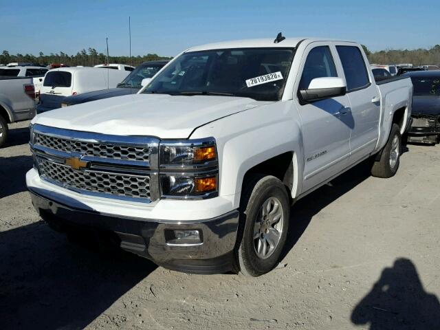 3GCPCREC4FG327177 - 2015 CHEVROLET SILVERADO WHITE photo 2