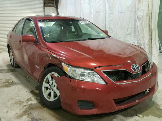 4T1BF3EK9AU080326 - 2010 TOYOTA CAMRY BASE RED photo 1