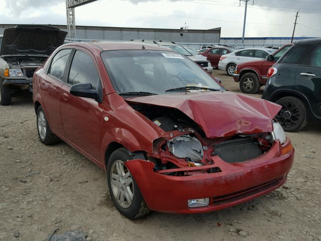 KL1TG56696B555728 - 2006 CHEVROLET AVEO LT RED photo 1