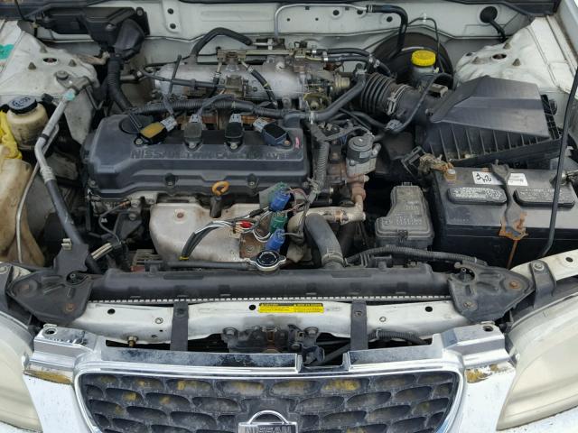 3N1CB51D92L623373 - 2002 NISSAN SENTRA XE WHITE photo 7