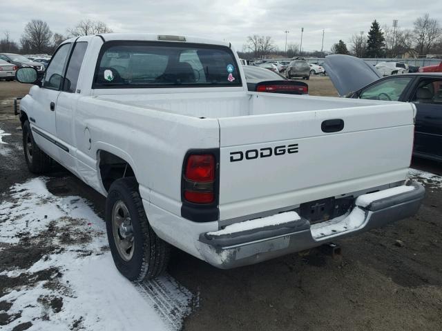 1B7HC13Y61J591979 - 2001 DODGE RAM 1500 WHITE photo 3