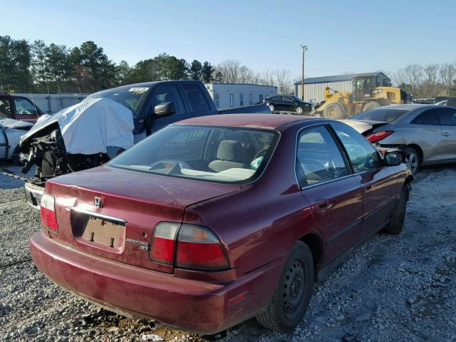 1HGCD5632TA150322 - 1996 HONDA ACCORD LX BURGUNDY photo 4