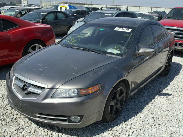 19UUA66297A047348 - 2007 ACURA TL GRAY photo 2