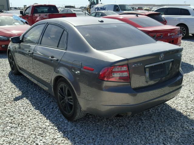 19UUA66297A047348 - 2007 ACURA TL GRAY photo 3