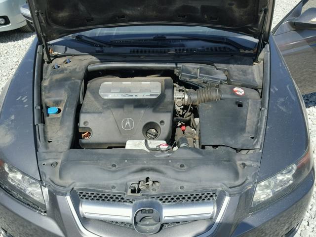 19UUA66297A047348 - 2007 ACURA TL GRAY photo 7