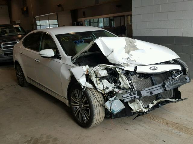 KNALN4D74E5125894 - 2014 KIA CADENZA PR WHITE photo 1