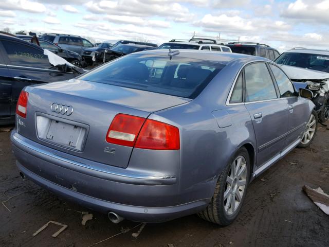 WAUML44E45N002346 - 2005 AUDI A8 L QUATT BLUE photo 4