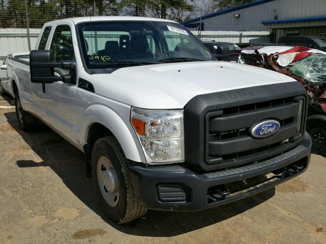 1FT7X2A61BEA37265 - 2011 FORD F250 SUPER WHITE photo 1