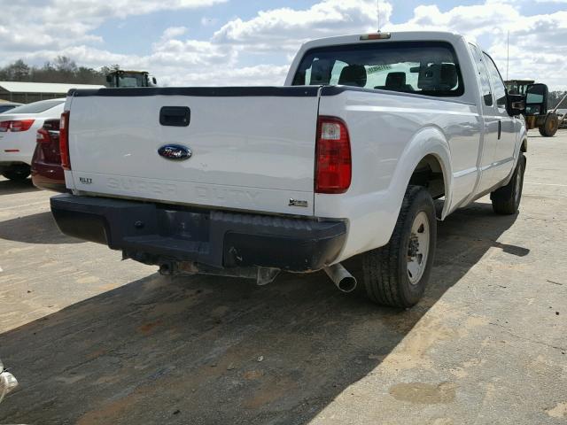 1FT7X2A61BEA37265 - 2011 FORD F250 SUPER WHITE photo 4