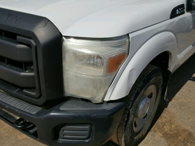 1FT7X2A61BEA37265 - 2011 FORD F250 SUPER WHITE photo 9