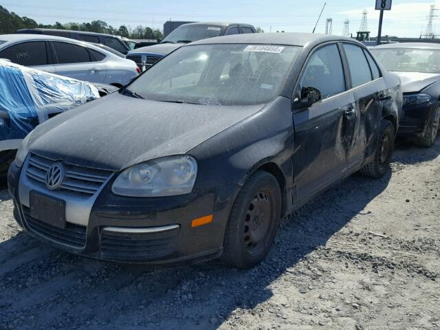 3VWPF71K17M089619 - 2007 VOLKSWAGEN JETTA 2.5 BLACK photo 2