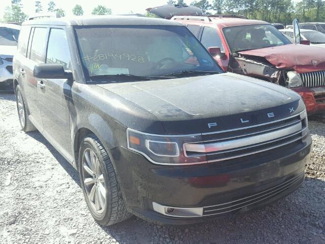 2FMGK5D86EBD38977 - 2014 FORD FLEX LIMIT BROWN photo 1