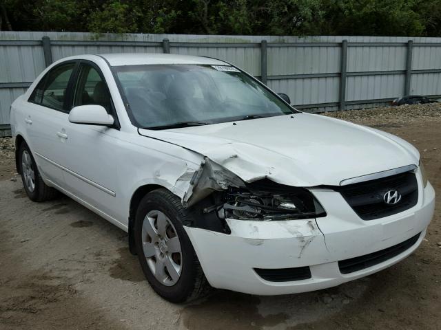 5NPET46C87H223809 - 2007 HYUNDAI SONATA GLS WHITE photo 1