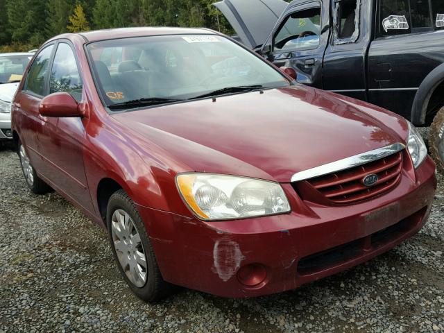 KNAFE121865211608 - 2006 KIA NEW SPECTR RED photo 1