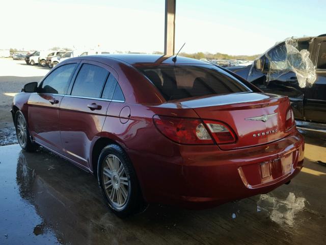 1C3LC46K27N506712 - 2007 CHRYSLER SEBRING BURGUNDY photo 3