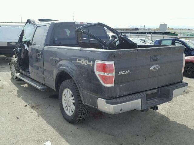 1FTFW1ET6BFB77587 - 2011 FORD F150 SUPER BLACK photo 3