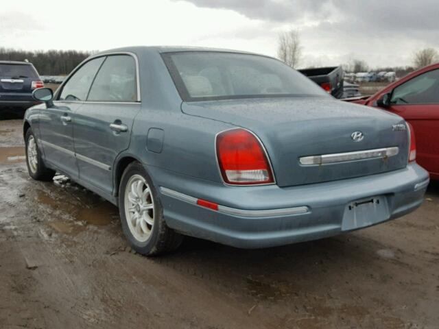 KMHFU45E43A257120 - 2003 HYUNDAI XG 350 BLUE photo 3