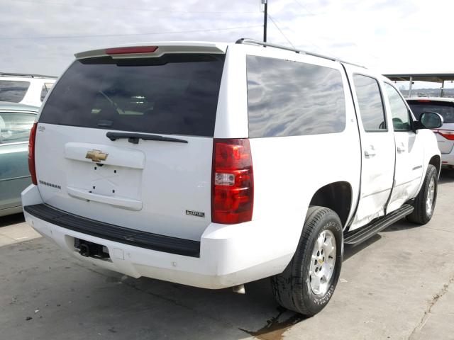 1GNFK16348J241035 - 2008 CHEVROLET SUBURBAN K WHITE photo 4